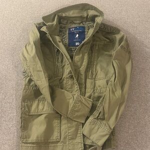 5/$15- Green jacket size 10